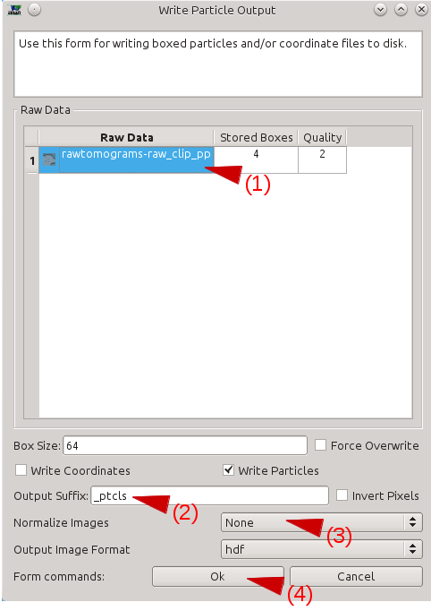 Particle Output